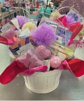 PAMPER MY HEART SPA BASKET  GIFT BASKET 