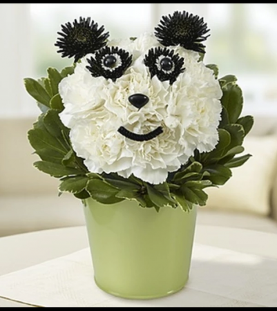 Panda Flower Pail™ Arrangement