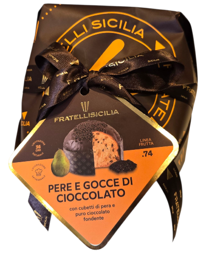 Panettone Sicilian Pear + Chocolate (500g) 