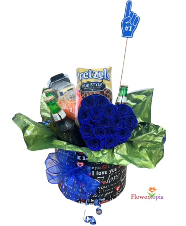 Papa Bear Basket Gourmet Basket in Miami, FL | FLOWERTOPIA Papa Bear Basket Gourmet Basket in Miami, FL | FLOWERTOPIA