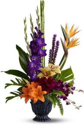 Paradise Blooms Arrangement Funeral Flowers