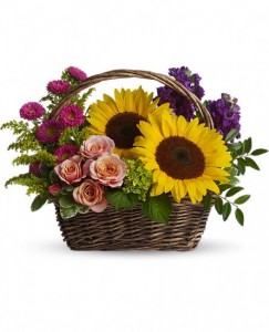 Park in a basket Flower Arrangement