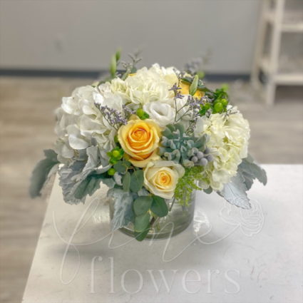 Partly Cloudy Vase Arrangement