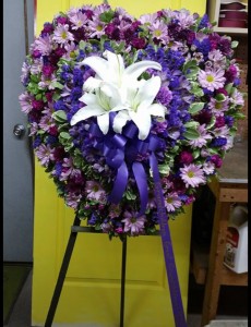 PASSIONATE HEART FUNERAL FLOWERS