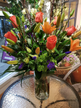 PASSIONATELY YOURS !!! Orange roses = passion!