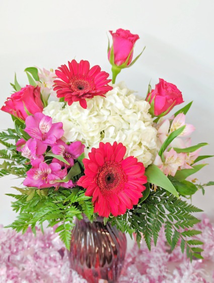 PASSION  VASE ARRANGEMENT 