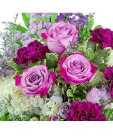 Passionate About Purples Designer Choice Pallet in Lewiston, ME | BLAIS FLOWERS & GARDEN CENTER
