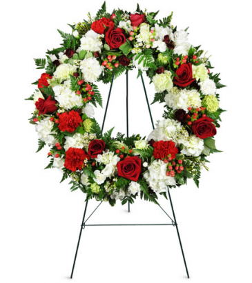 Passionate Faith Funeral Wreath in Winnipeg, MB | KINGS FLORIST LTD