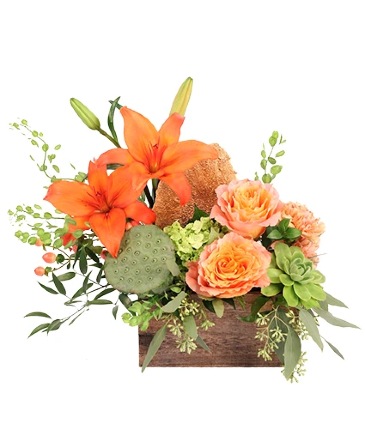 Passionate Lilies & Roses Flower Arrangement in Houston, TX | FLOWER BOX