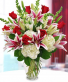 Love You Always! Store Special!!! Gainesville Only Roses, Oriental Lilies, Hydrangea and Snapdragons