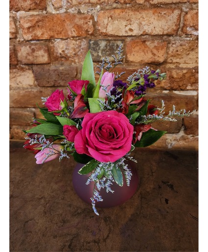 Passionate Petals  vase arrangement