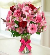 Passionate Pink Bouquet Anniversary