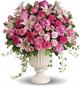 Passionate Pink Ceremony Arrangement