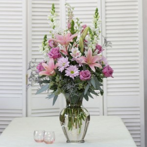 Passionate Pinks & Purples Tall Vase Arrangement
