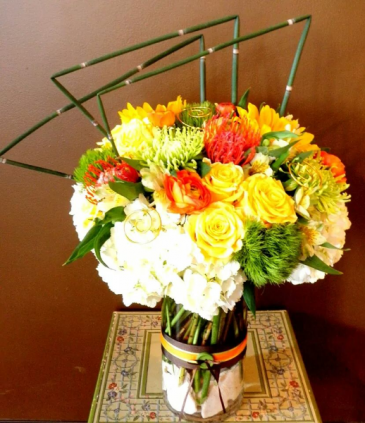 Passionate Sunset Bouquet