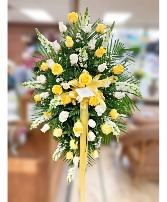 FLOWERLAND: Luminous Tribute Live Standing Spray 