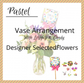 Pastel Arrangement with Lollipop