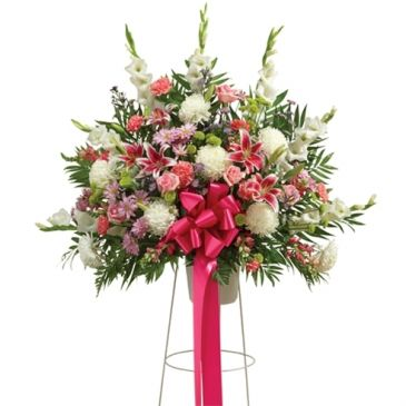 Pastel Basket On Stand