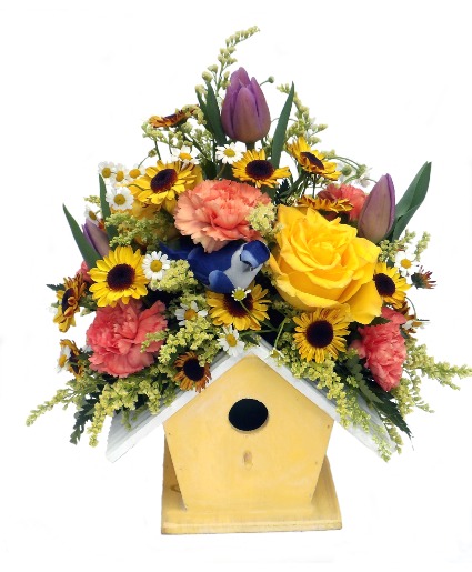 Pastel Bird House