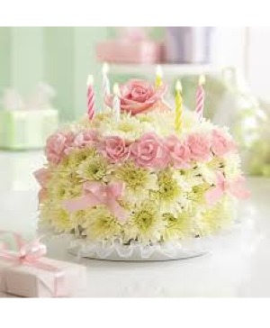 Pastel Birthday Cake 