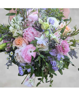 Pastel Bouquet by Art & Flowers Wedding Bouquet