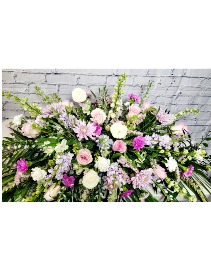 Pastel Casket Spray 
