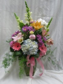 Pastel Celebrations vase arrangement