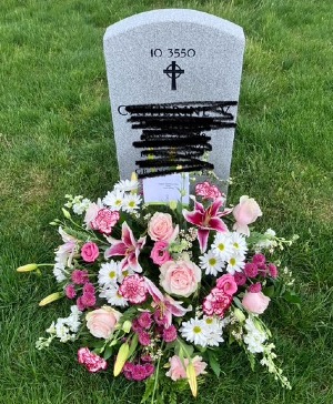 Pastel Cemetery Arrangement Fresh Cemetery 