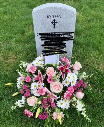 Pastel Cemetery Arrangement Fresh Cemetery
