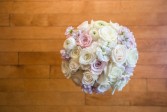 Pastel color with garden roses Bridal bouquet