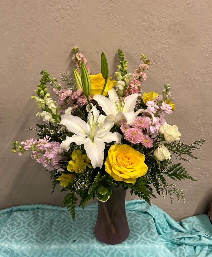 Pastel Delight Vase Arrangement 