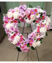 Pastel Heart Wreath  Heart Wreath 