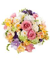 Pastel Mix Wedding Bridal Bouquet