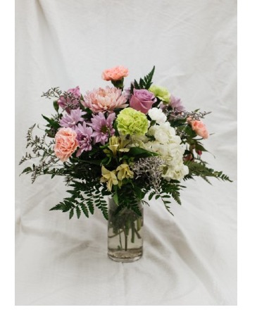 Pastel Passion Vase in Union, MO | Sisterchicks Flowers and More LLC 