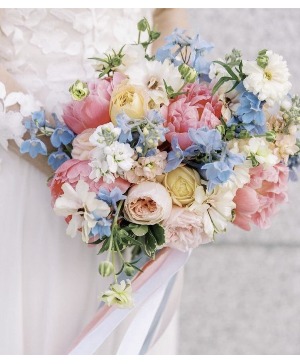 Pastel Peony Bouquet 