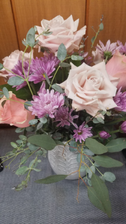 Pastel Pink Palette Fresh Arrangement