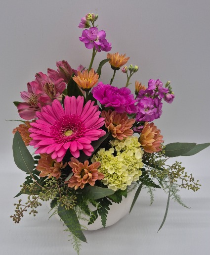 Pastel Pumpkin Floral Bouquet