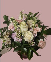 Pastel Rose Arrangement Vase Arrangement