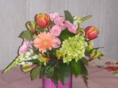 Pastel Spring  cube arrangement