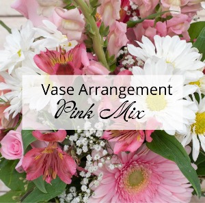 Pink/Purple Vase Arrangement 