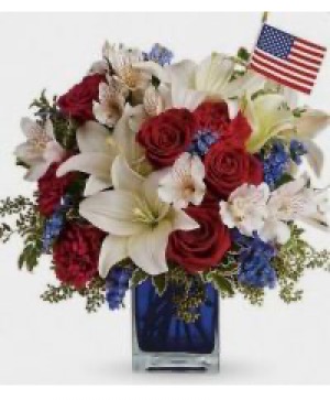 Patriot Arrangement Flowers 