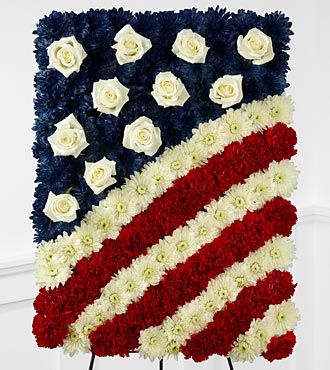 Patriot Flag Floral Arrangement in Lexington, NC | RAE'S NORTH POINT FLORIST INC.