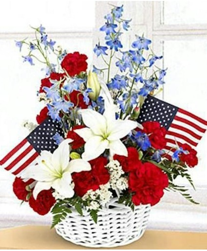 Patriotic Basket Arrangement