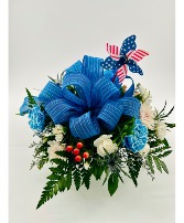 Patriotic Cemetery Spray 