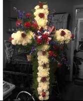 Patriotic Cross Sympathy