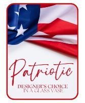 Patriotic Designer's Choice Flowers Flower Arrangement