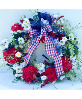 Patriotic Grapevine Wreath 