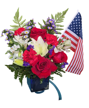 Patriotic Honor  Floral Arrangement