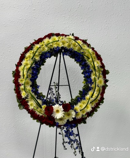 Patriotic Honor Wreath Sympathy