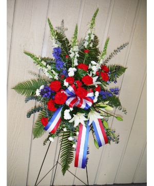 Patriotic Memorial Easel 